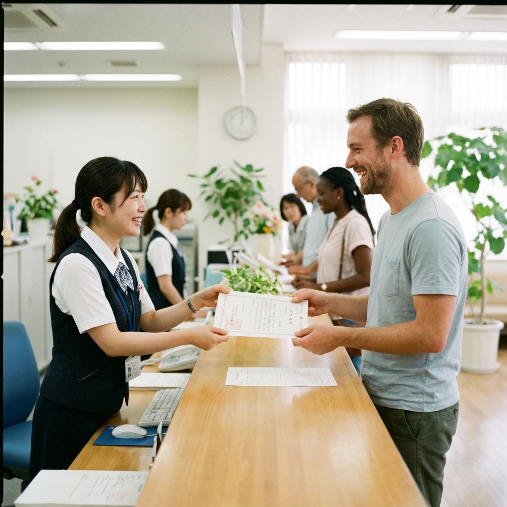 窓口でのやさしい対応